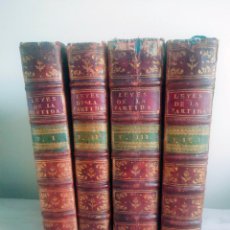 Libros antiguos: CINCO PARTIDAS (I,II,III,IV Y V) DEL REY ALFONSO EL NONO EN CUATRO LIBROS. 1758 JOSEPH THOMAS LUCAS