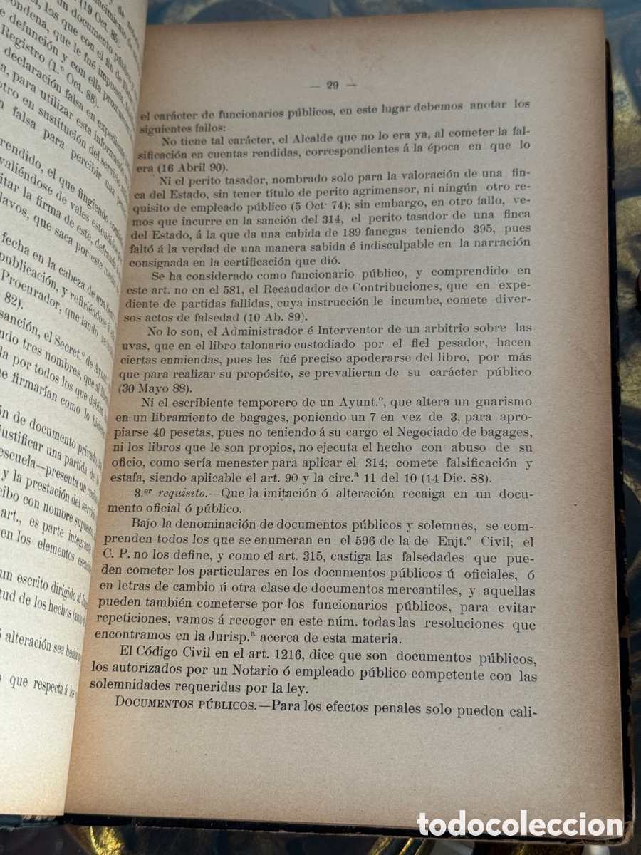 Libros antiguos: C&oacute;digo penal de 1870 2 tomos - Foto 3