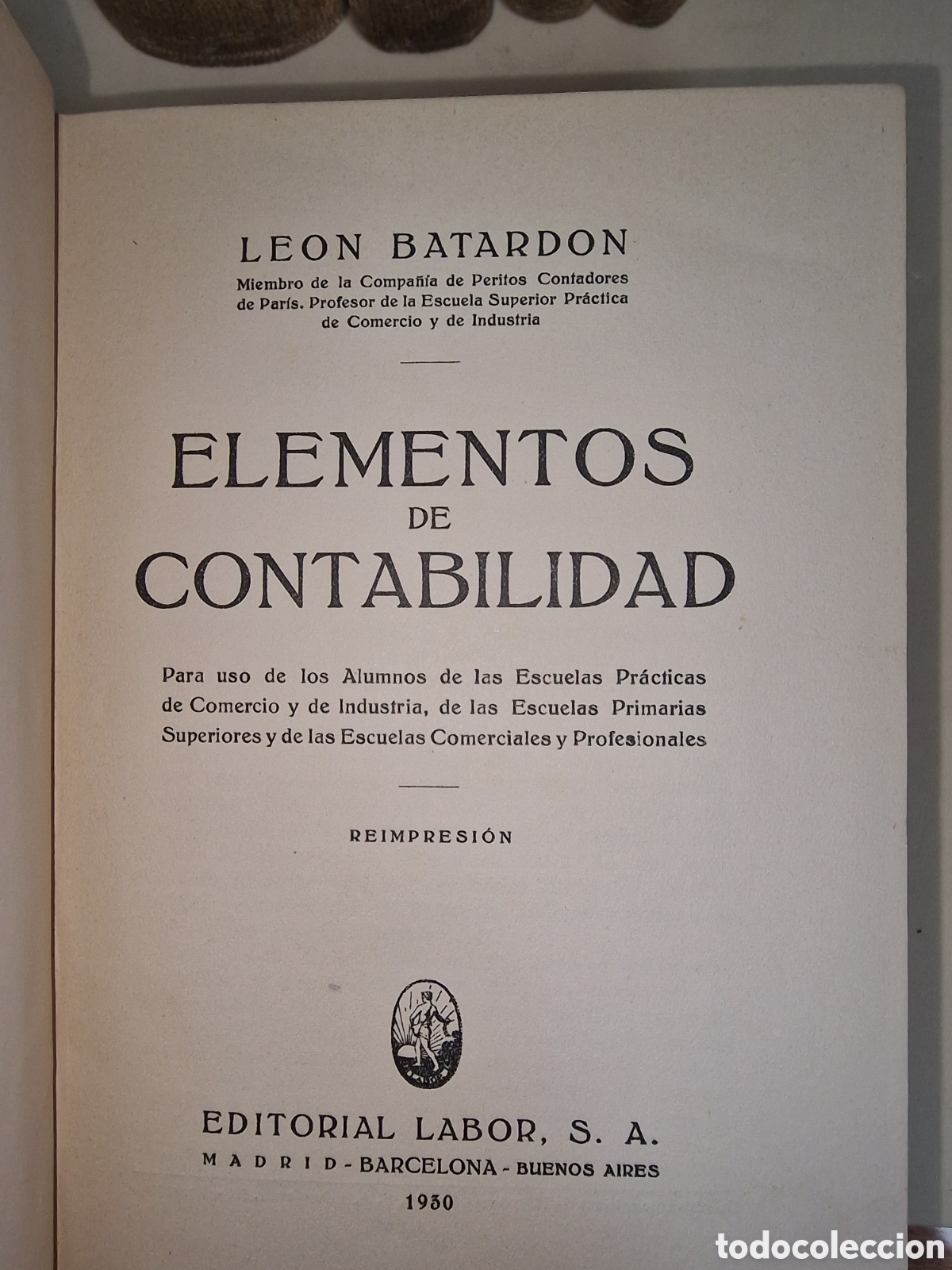 Libros antiguos: Biblioteca del contable - Foto 6