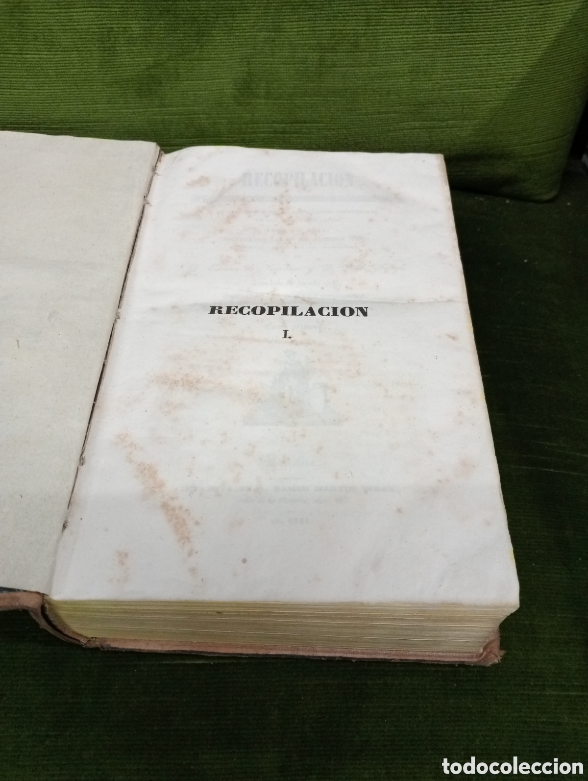 Libros antiguos: Libro de las leyes 1841 - Foto 8
