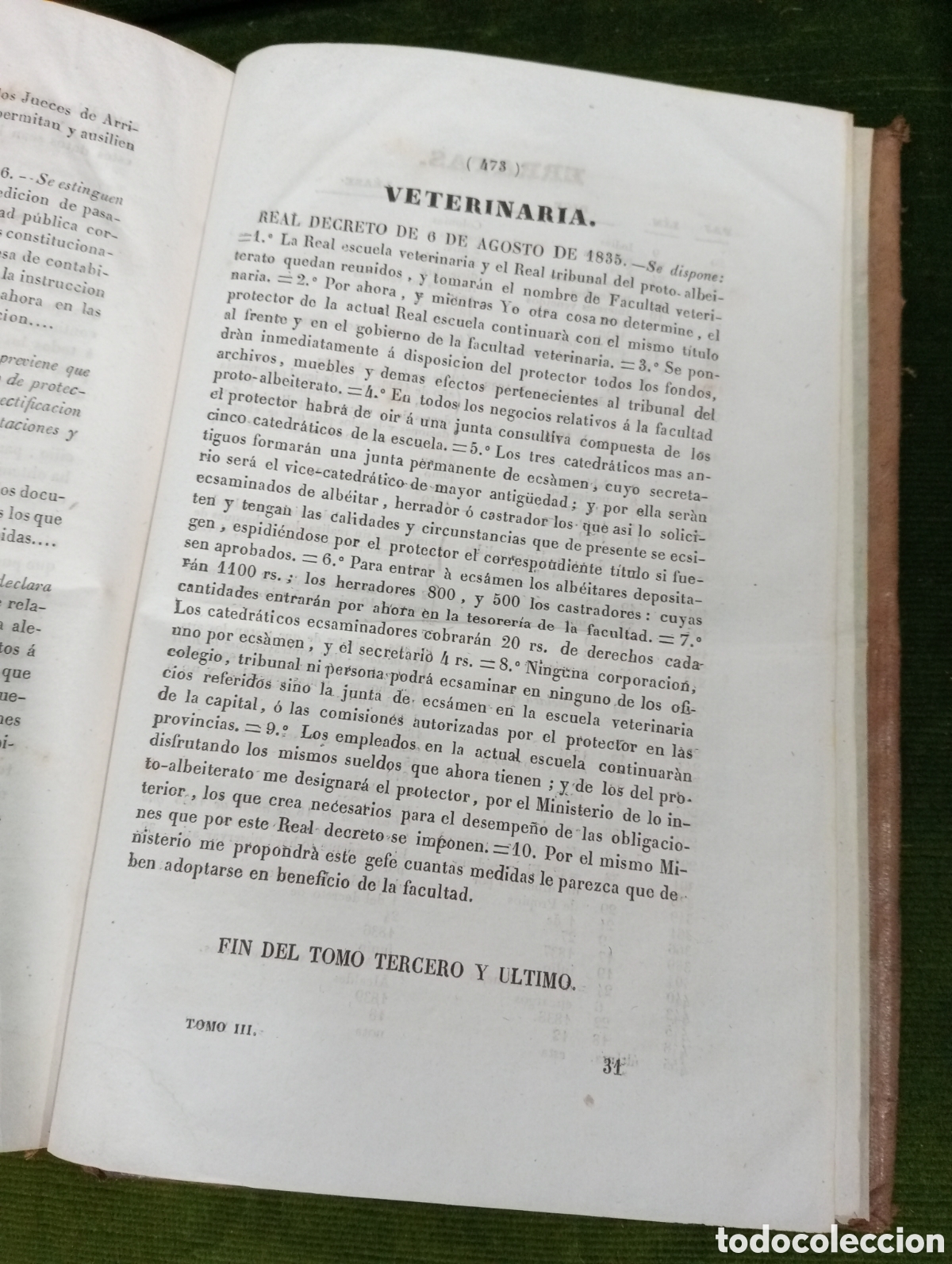 Libros antiguos: Libro de las leyes 1841 - Foto 22