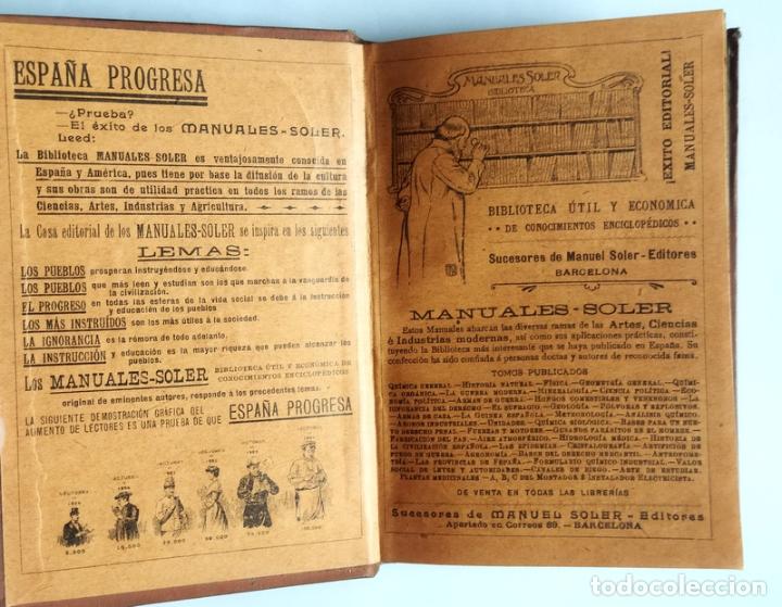 Libros antiguos: LOTE DE CINCO MANUALES SOLER - MANUEL SOLER EDITOR - Foto 8