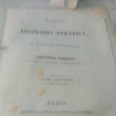 Libros antiguos: A1420 CURSO DE ECONOMÍA POLÍTICA (FLÓREZ) 1831