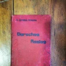 Libros antiguos: LEGISLACIÓN DEL IMPUESTO DE DERECHOS REALES: CONTIENE LA LEY DE 2 DE ABRIL DE 1900.../ POR LA REDUCC