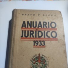Libros antiguos: LIBRO JURÍDICO DE 1933