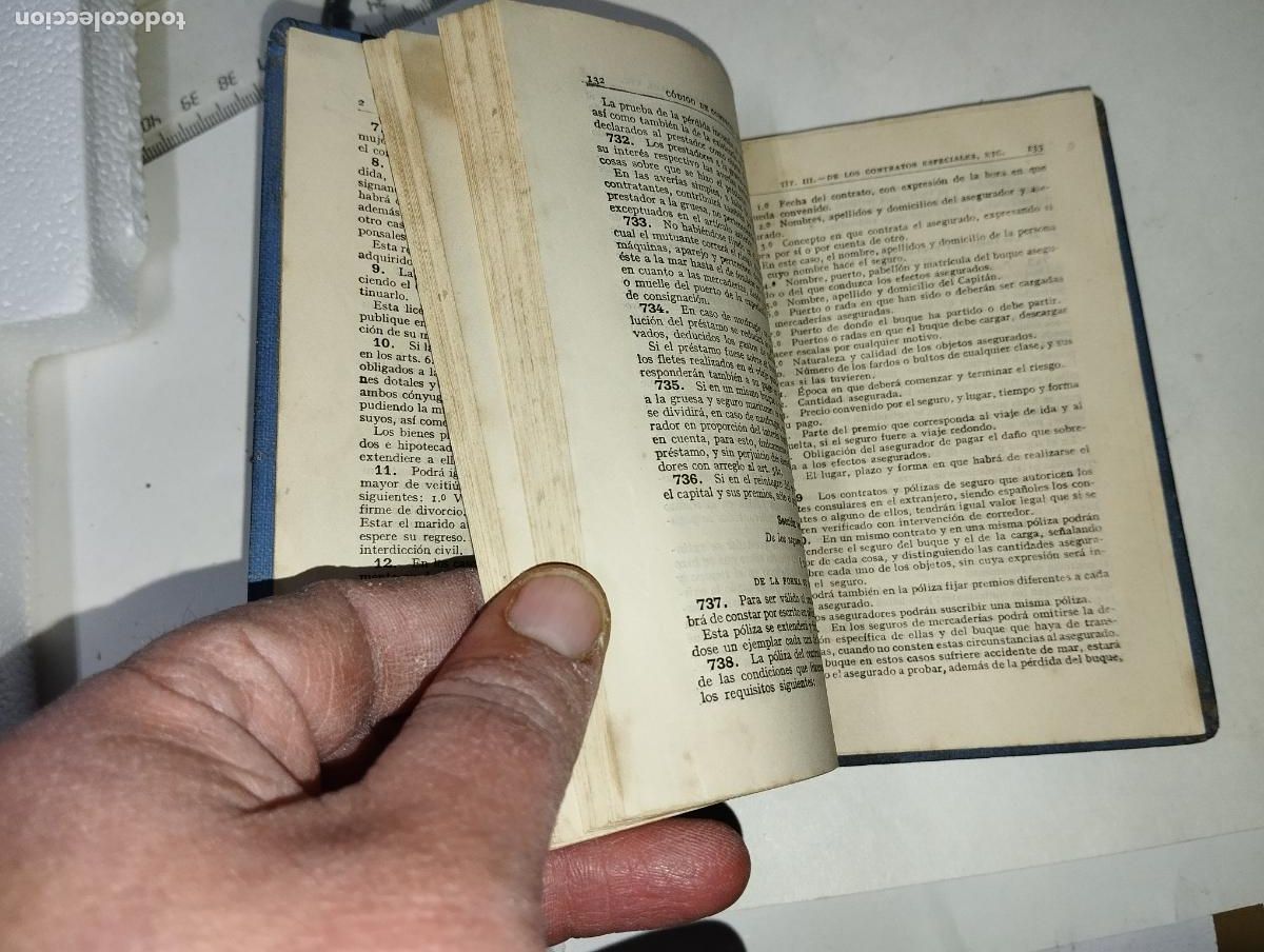 Libros antiguos: C&Oacute;DIGO DE COMERCIO CALLEJA 1885 - Foto 3