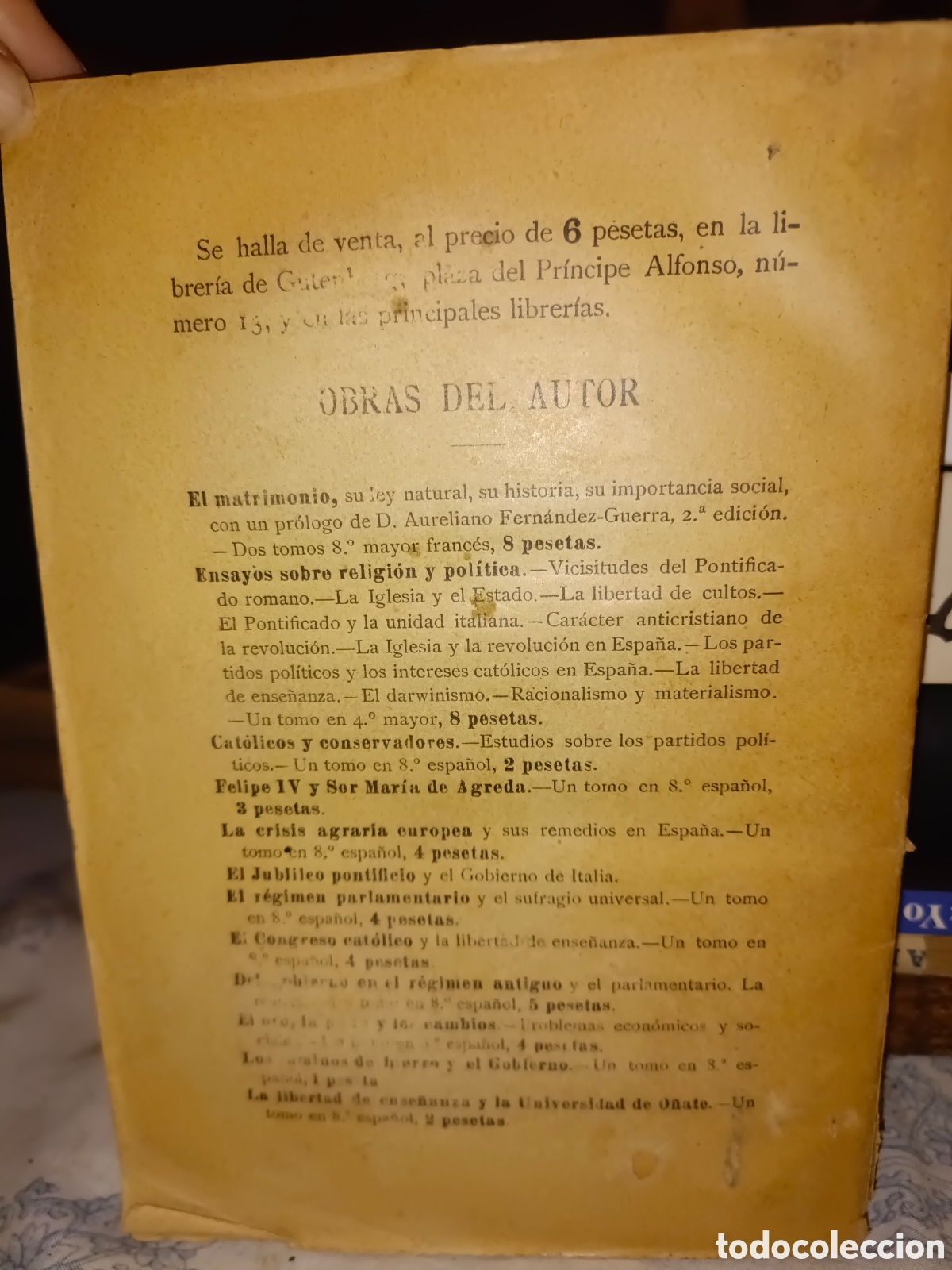 Libros antiguos: Del Poder Naval en Espa&ntilde;a A&ntilde;o 1898 - Foto 3