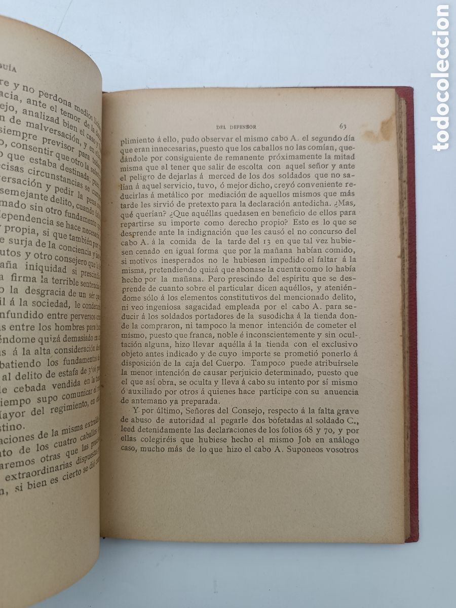 Libros antiguos: Guia del defensor 1893 - Foto 5