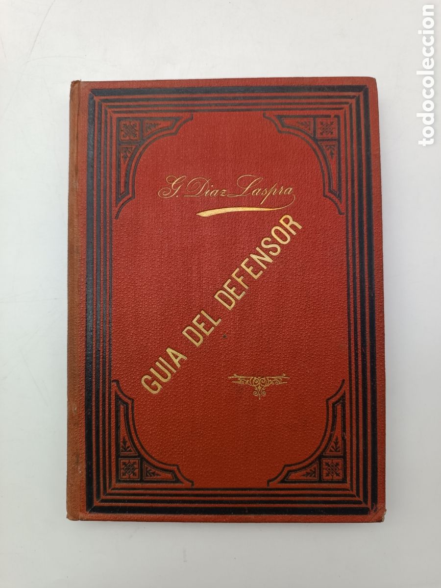 Libros antiguos: Guia del defensor 1893 - Foto 1