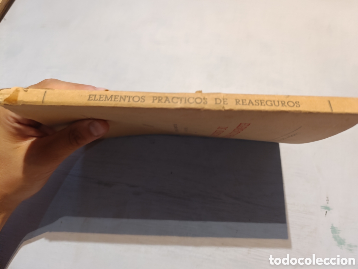 Libros antiguos: LUDOVICO FOLCINI ELEMENTOS PRACTICOS DE REASEGUROS. Madrid 1953 - Foto 5
