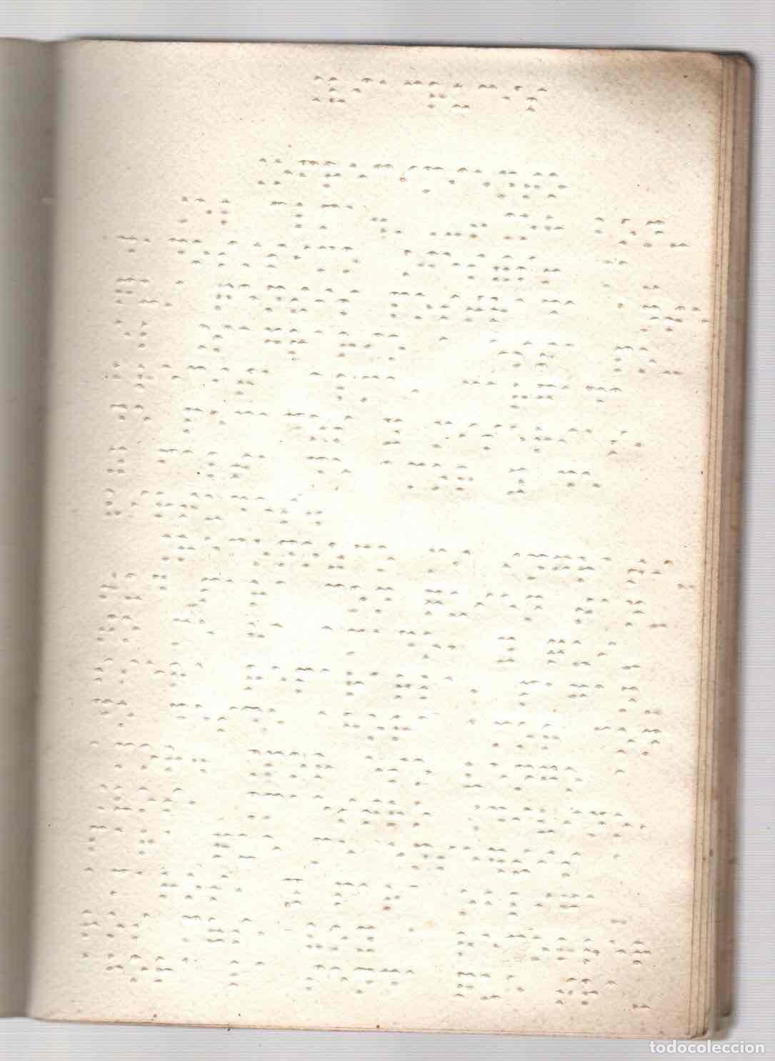 Libros antiguos: ANTIGUO LIBRO EN BRAILLE - Foto 1
