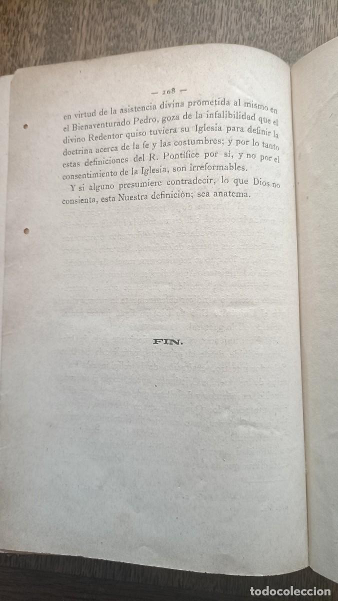 Libros antiguos: Derecho Eclesi&aacute;stico. 1890. A.Manjon - Foto 5