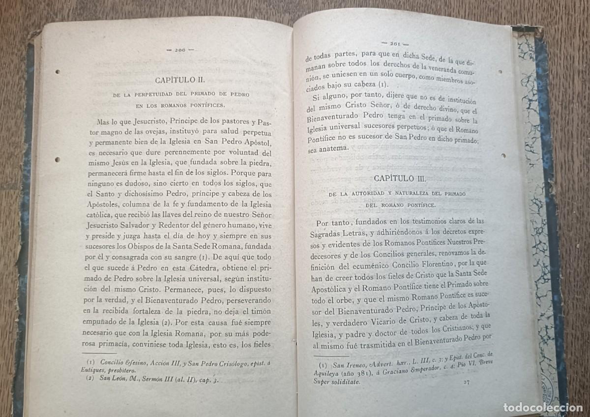 Libros antiguos: Derecho Eclesi&aacute;stico. 1890. A.Manjon - Foto 9