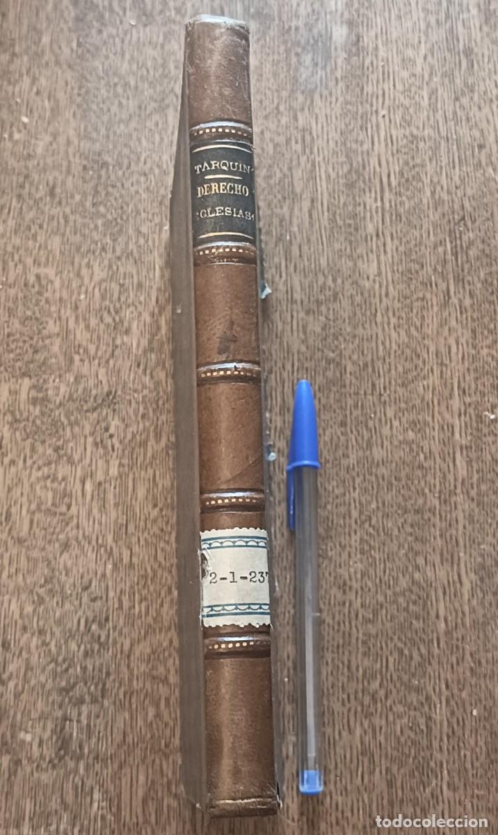 Libros antiguos: Derecho Eclesi&aacute;stico. 1890. A.Manjon - Foto 1