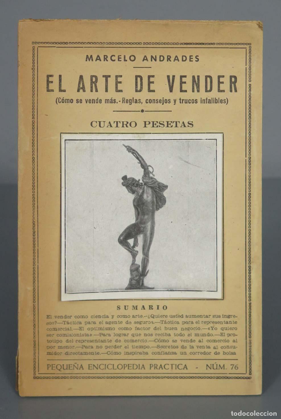 Libros antiguos: MARCELO ANDRADES EL ARTE DE VENDER - Foto 1