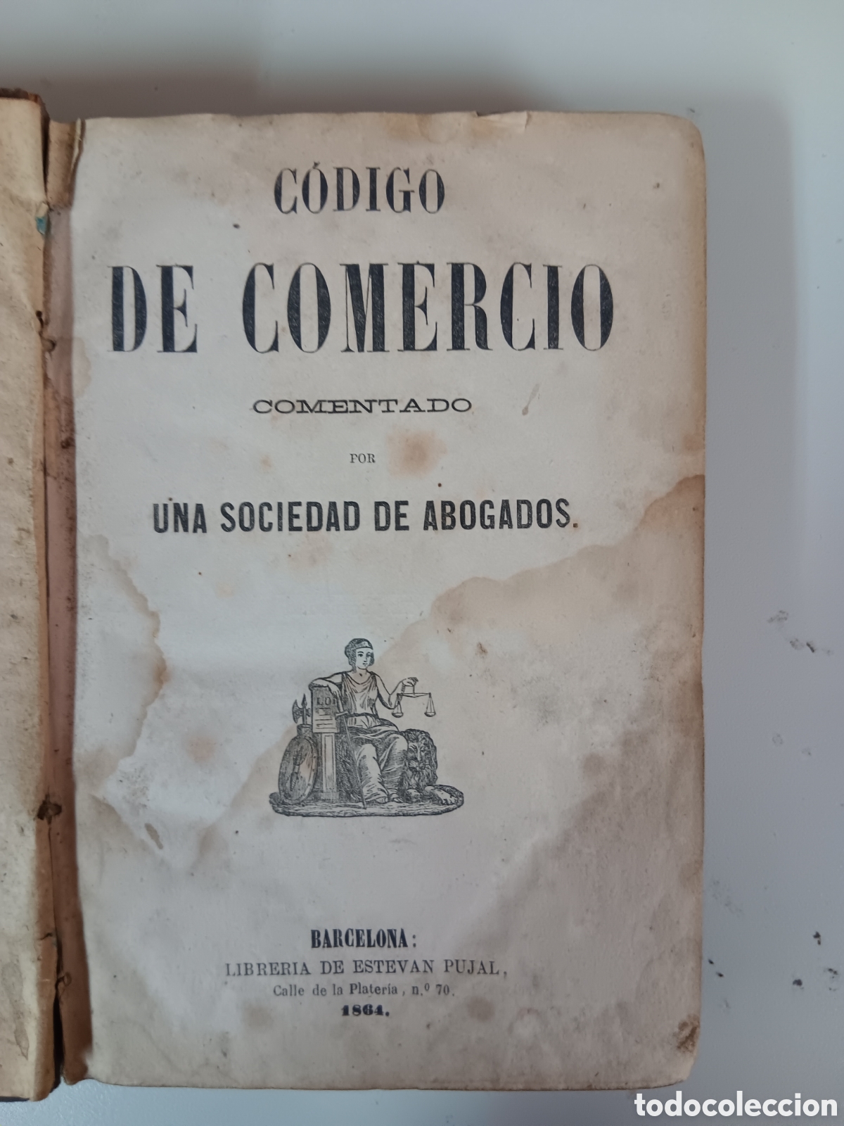 Libros antiguos: C&oacute;digo de Comercio - una sociedad de abogados - Foto 3