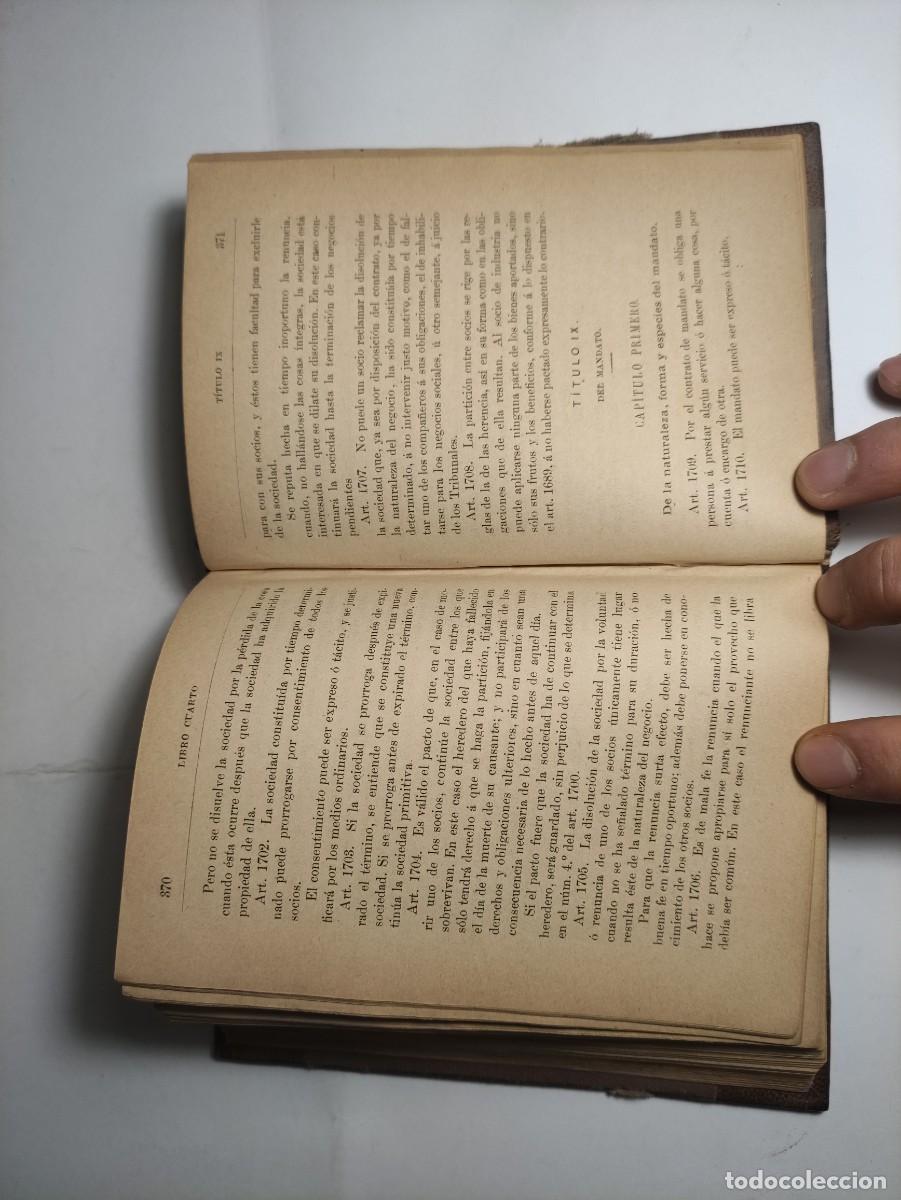 Libros antiguos: C&oacute;digo Civil - Edici&oacute;n 1889 - Foto 6