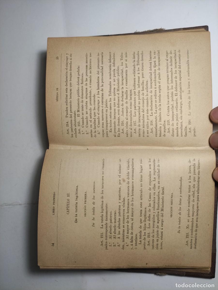 Libros antiguos: C&oacute;digo Civil - Edici&oacute;n 1889 - Foto 7