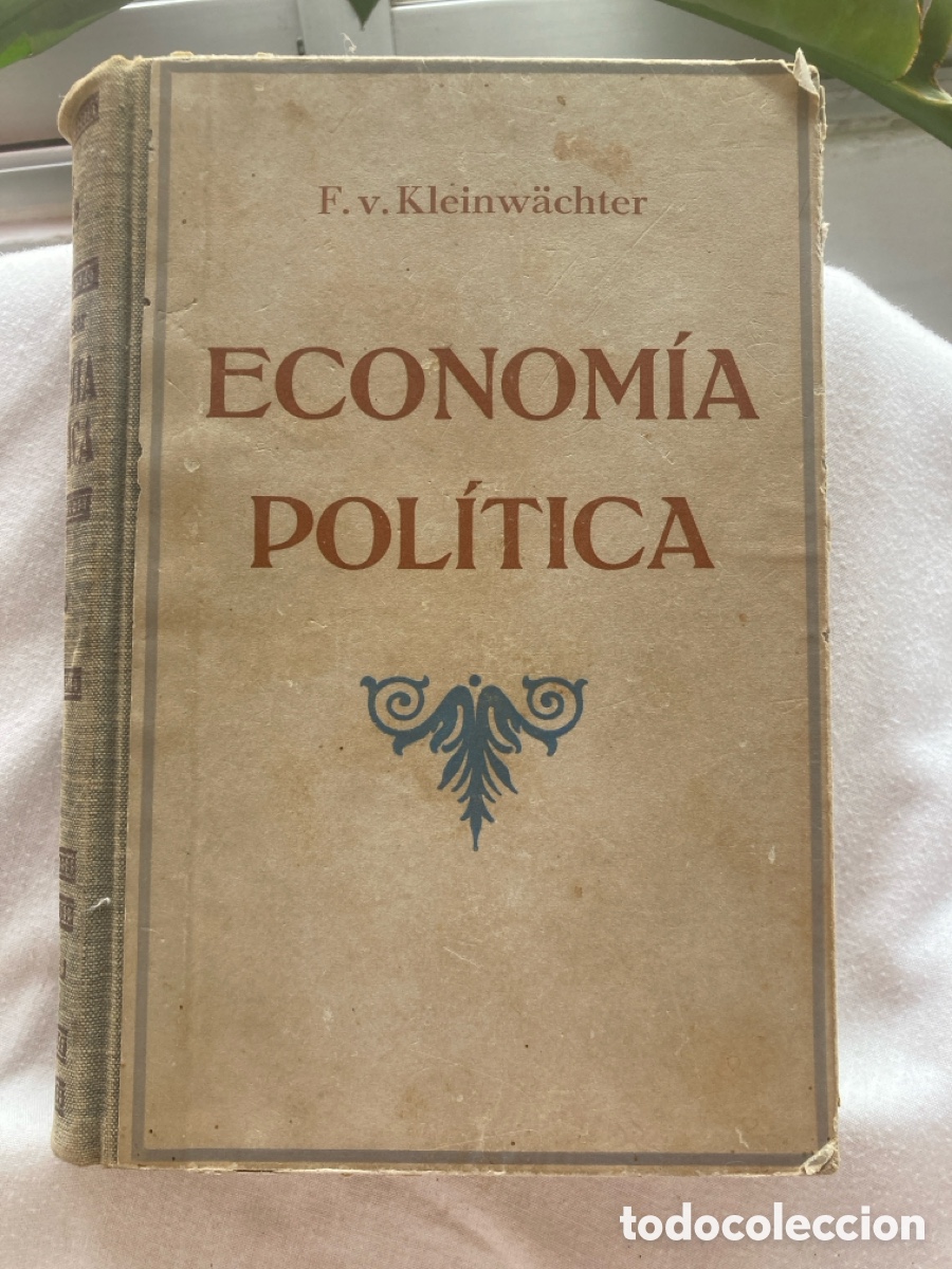 Libros antiguos: ECONOM&Iacute;A Y POL&Iacute;TICA F.v. Kleinwachter