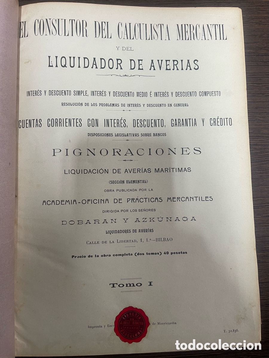 Libros antiguos: LIBROS EL CONSULTOR DEL CALCULISTA - Foto 4