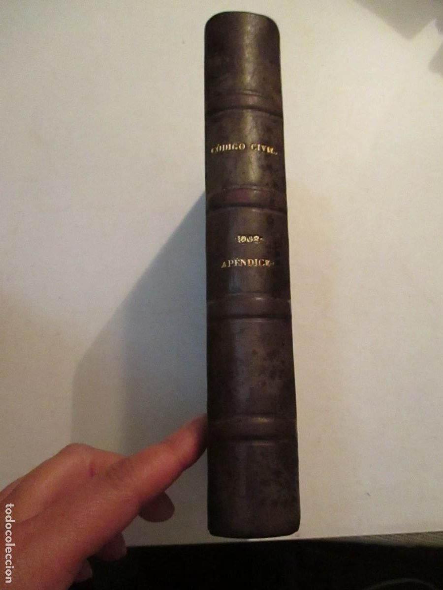 Libros antiguos: El C&oacute;digo Civil Ap&eacute;ndice de 1908 W32899 - Foto 2