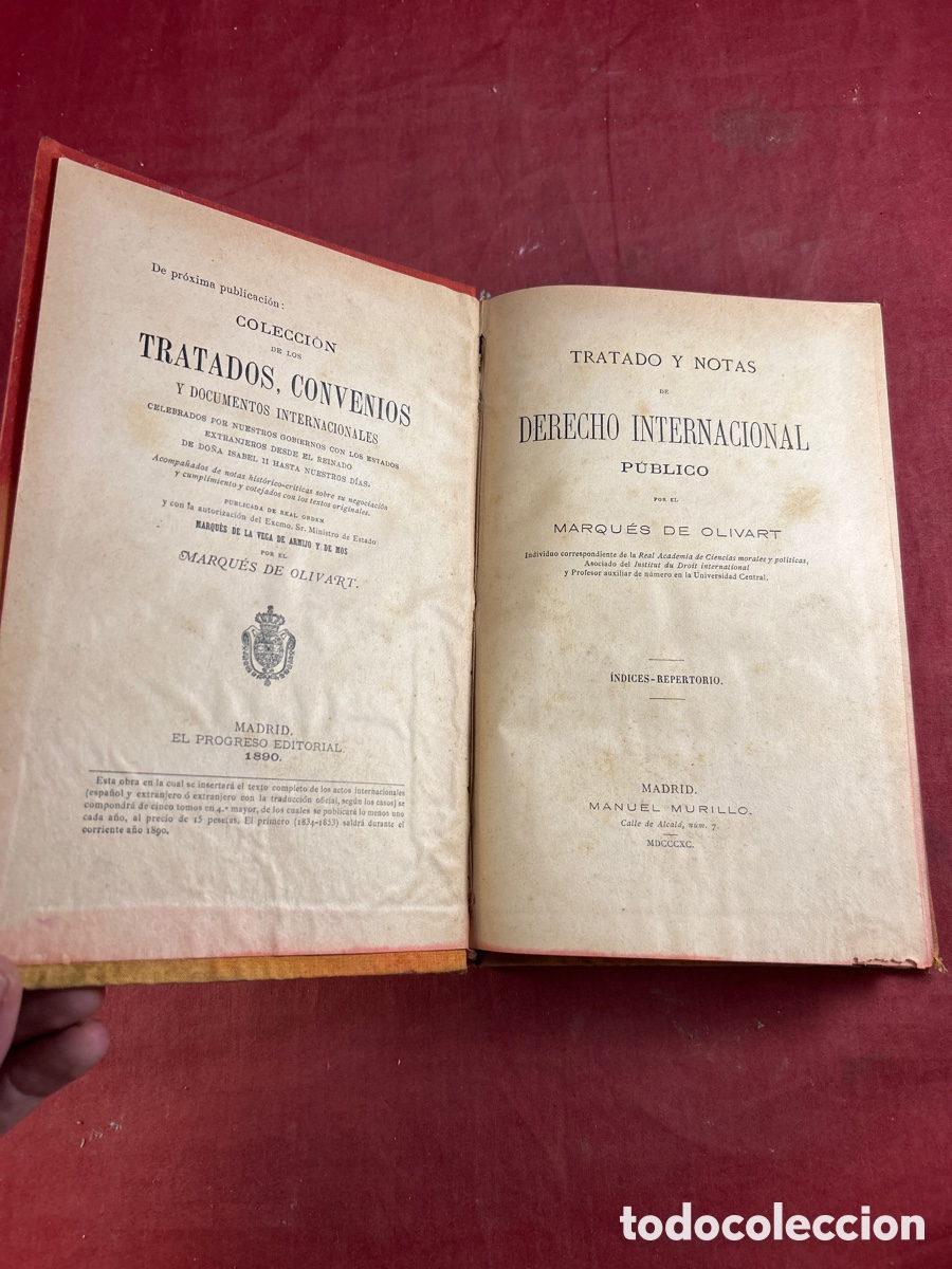 Libros antiguos: DERECHO INTERNACIONAL P&Uacute;BLICO - Foto 2