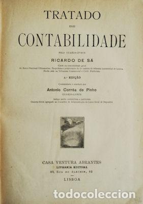 Libros antiguos: S&Aacute;. (Ricardo de) - TRATADO DE CONTABILIDADE. - Foto 1