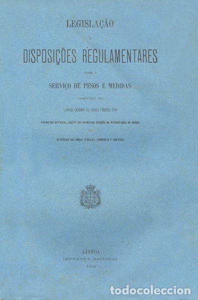 Libri antichi: LEGISLA&Ccedil;&Atilde;O E DISPOSI&Ccedil;&Otilde;ES REGULAMENTARES
