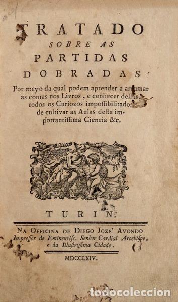Libri antichi: TRATADO SOBRE AS PARTIDAS DOBRADAS.
