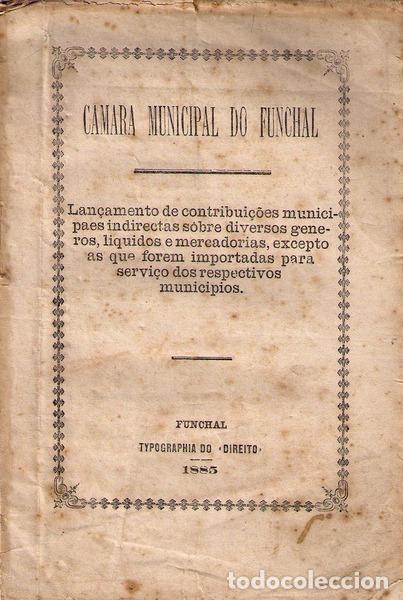 Libros antiguos: LAN&Ccedil;AMENTO DE CONTRIBUI&Ccedil;&Otilde;ES MUNICIPAES INDIRECTAS