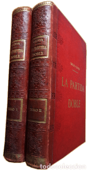Libros antiguos: OLIVER CASTA&Ntilde;ER. (Emilio) - LA PARTIDA DOBLE. - Foto 3