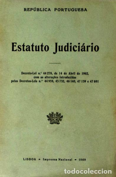 Libros antiguos: ESTATUTO JUDICI&Aacute;RIO.