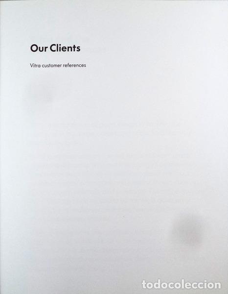Libros antiguos: VITRA. OUR CLIENTS. - Foto 2