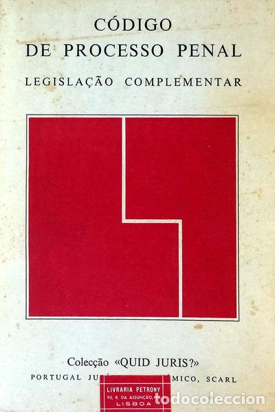 Libros antiguos: MARTINS LEIT&Atilde;O. (Helder) - C&Oacute;DIGO DE PROCESSO PENAL E LEGISLA&Ccedil;&Atilde;O COMPLEMENTAR. - Foto 1