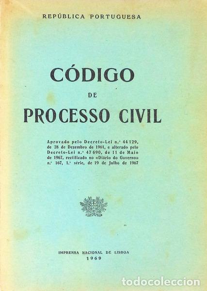 Libros antiguos: C&Oacute;DIGO DE PROCESSO CIVIL. - Foto 1