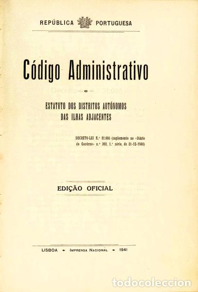 Libros antiguos: C&Oacute;DIGO ADMINISTRATIVO. - Foto 1