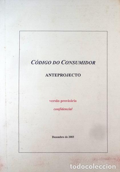 Libros antiguos: C&Oacute;DIGO DO CONSUMIDOR.