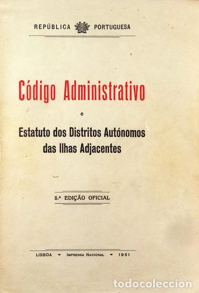 Libros antiguos: C&Oacute;DIGO ADMINISTRATIVO. - Foto 1