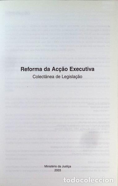 Libros antiguos: REFORMA DA AC&Ccedil;&Atilde;O EXECUTIVA. - Foto 2