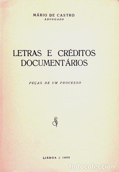 Libros antiguos: CASTRO. (M&aacute;rio de) - LETRAS E CR&Eacute;DITOS DOCUMENT&Aacute;RIOS. - Foto 2