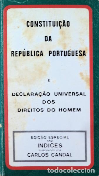 Libros antiguos: CONSTITUI&Ccedil;&Atilde;O DA REP&Uacute;BICA PORTUGUESA.