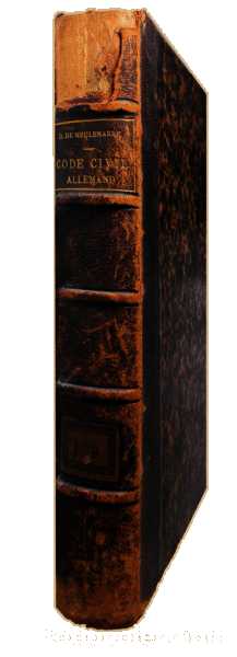 Libros antiguos: CODE CIVIL ALLEMAND. - Foto 2