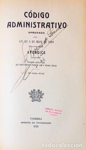 Libros antiguos: C&Oacute;DIGO ADMINISTRATIVO - Foto 2