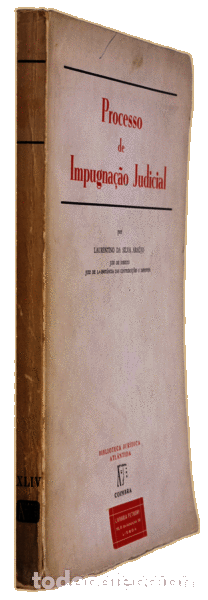 Libros antiguos: SILVA ARA&Uacute;JO. (L. da) - PROCESSO DE IMPUGNA&Ccedil;&Atilde;O JUDICIAL. - Foto 2