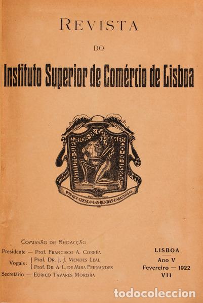 Libros antiguos: REVISTA DO INSTITUTO SUPERIOR DE COM&Eacute;RCIO DE LISBOA. - Foto 1
