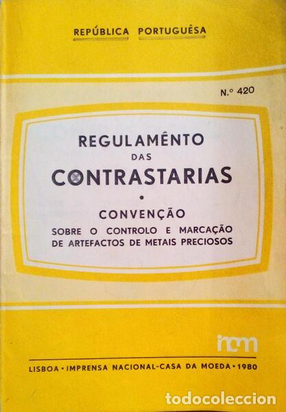 Libros antiguos: REGULAMENTO DAS CONTRASTARIAS - Foto 1