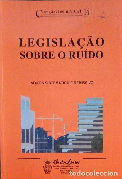 Libros antiguos: LEGISLA&Ccedil;&Atilde;O SOBRE O RU&Iacute;DO.
