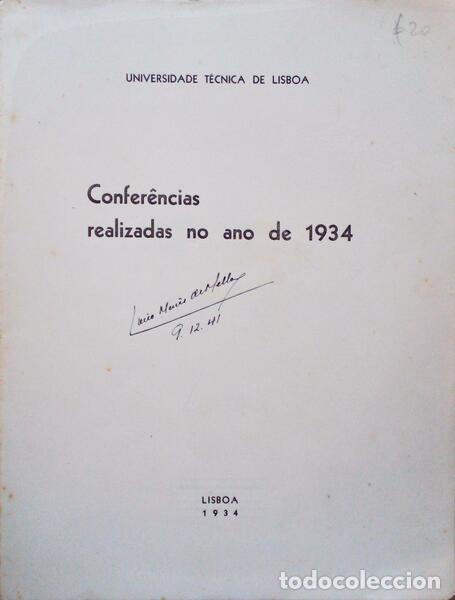 Libros antiguos: CONFER&Ecirc;NCIAS REALIZADAS NO ANO DE 1934 E NO ANO LECTIVO DE 1936-1937. [2 VOLS]