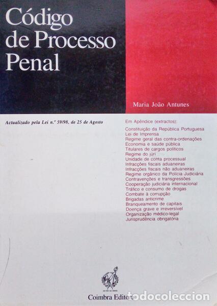 Libros antiguos: ANTUNES. (Maria Jo&atilde;o) - C&Oacute;DIGO DE PROCESSO PENAL. - Foto 1