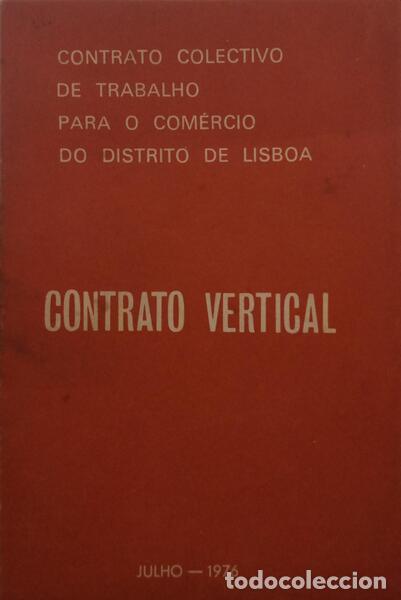Libros antiguos: CONTRATO VERTICAL. - Foto 1